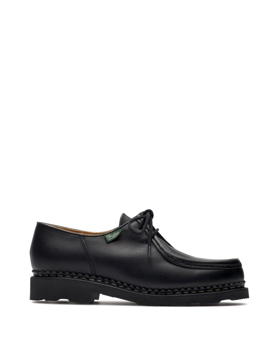 Paraboot Derby-Style Shoes In Black Full Grain Leather