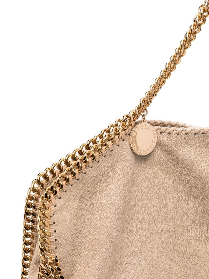 Stella Mccartney Falabella 3-Chain Bag Eco Saggy Deer W/Gold Chain