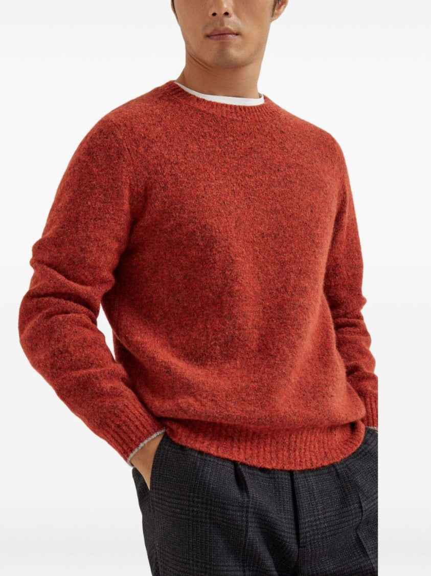 Brunello Cucinelli Ribbed Cuff Sweater With Timeless Design