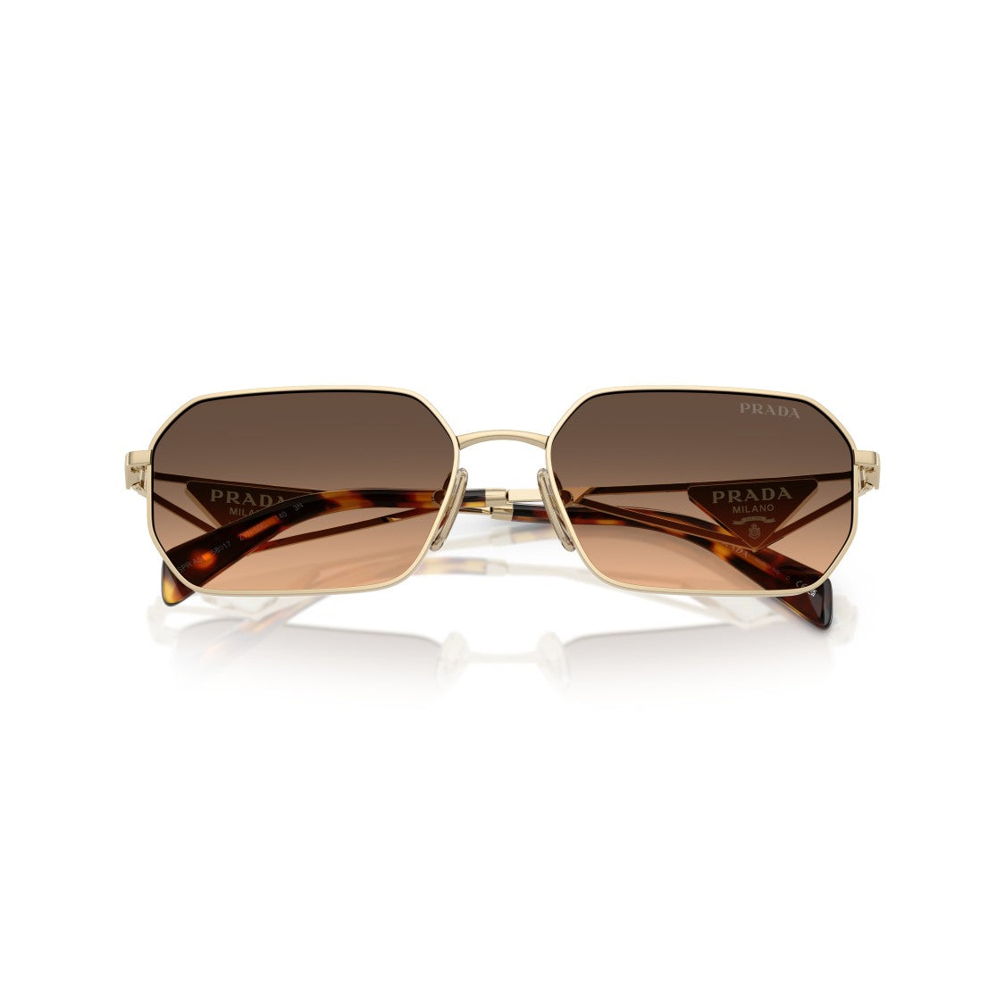Prada 0Pr A51s Octagonal Steel Sunglasses