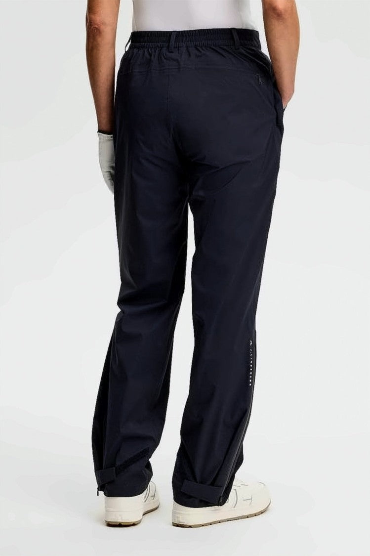 J Lindeberg Relaxed Fit Black Pants With Adjustable Tabs