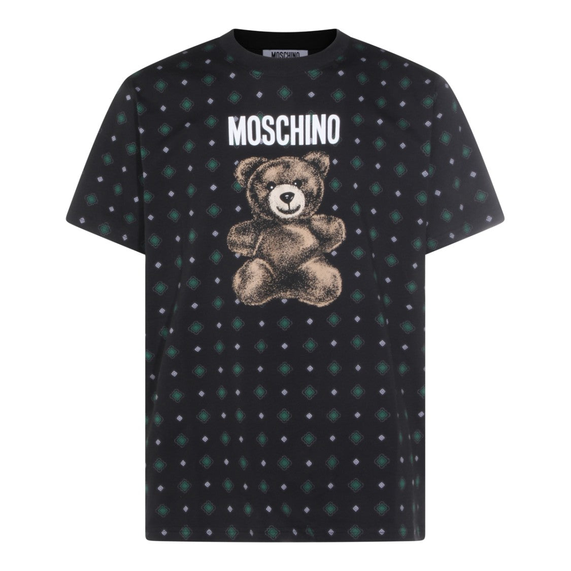 Moschino Cotton T-Shirt With Graphic Teddy Bear Design