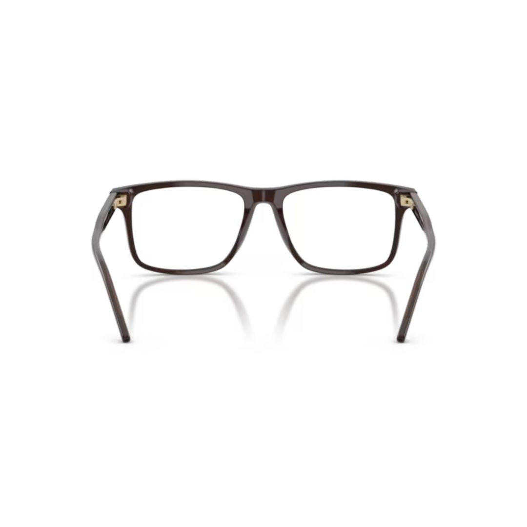 Emporio Armani 0Ea3257 Rectangular Acetate Frame Sunglasses With Metallic Detail