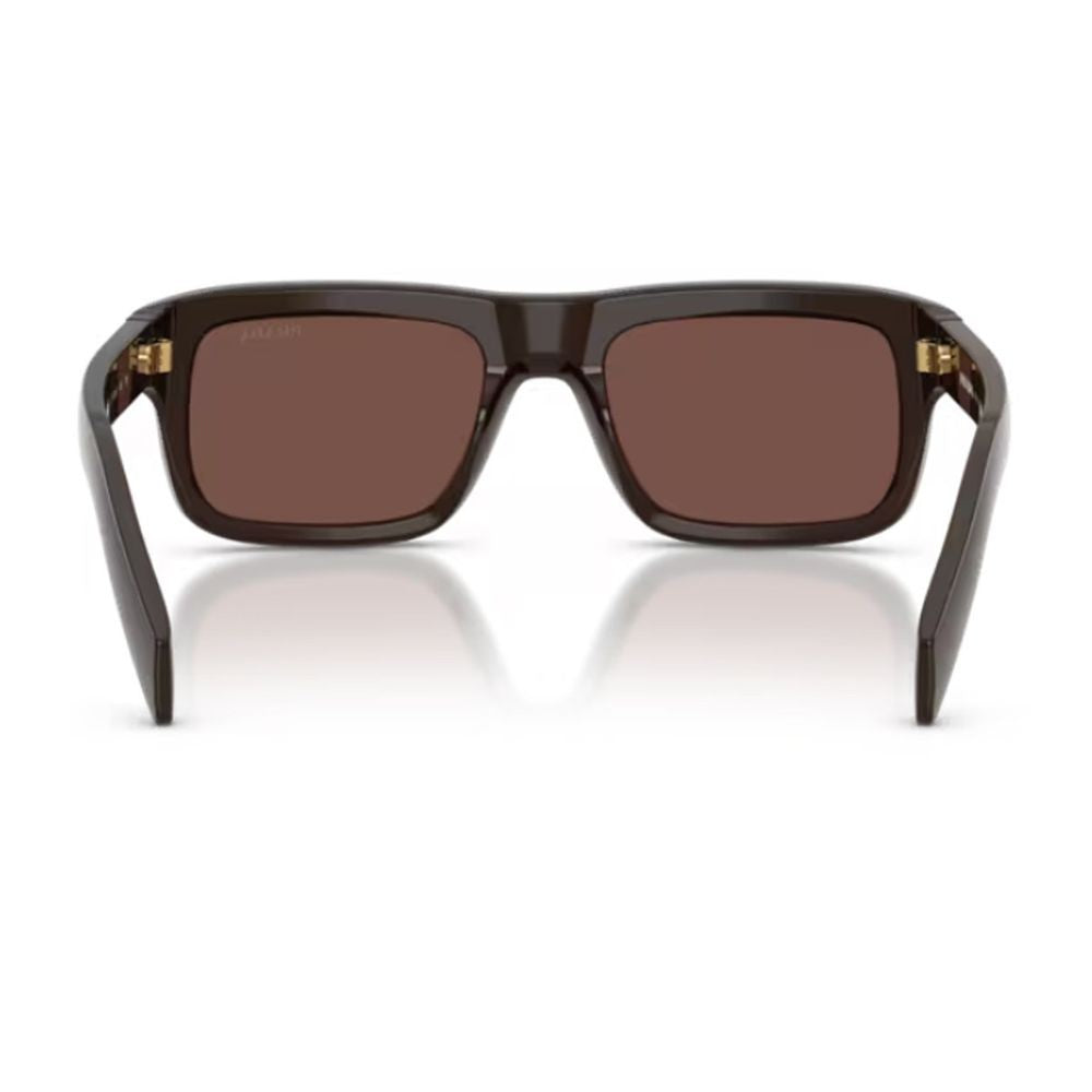 Prada Oversized Rectangular Sunglasses With Architectural Design