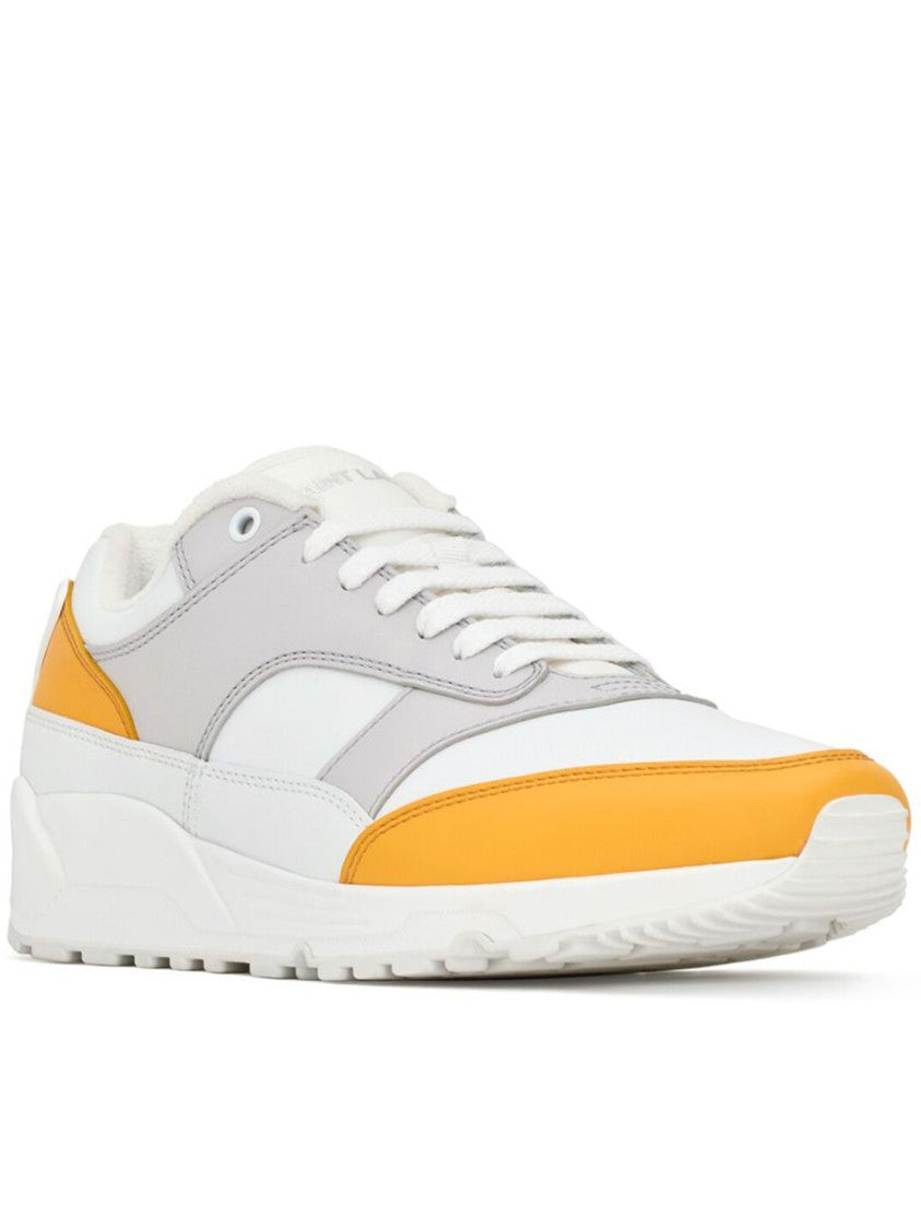 Saint Laurent Bump Color-Block Calf Leather Sneakers