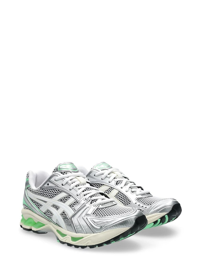 Asics Gel-Kayano 14 Sneakers With Metallic Silver Upper