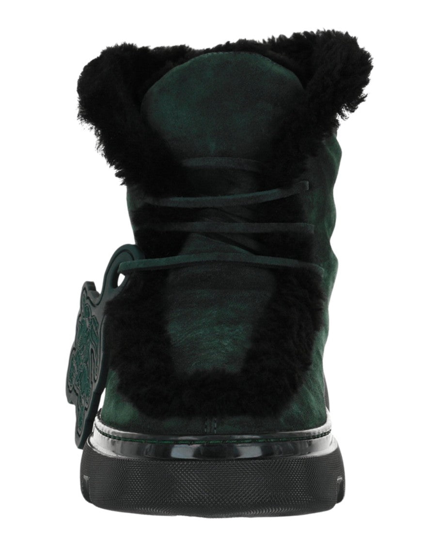 Burberry Creeper Shearling Boots