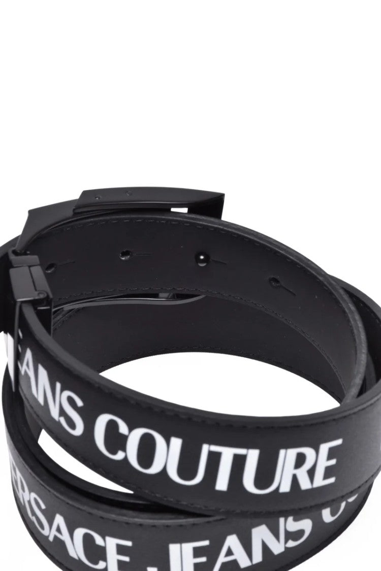 Versace Jeans Couture Leather Belt - Black