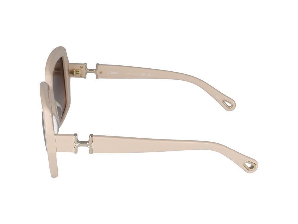 Chloé Sunglasses Chloé Ch0301s 003 Ivory Ivory Brown 52/22/140