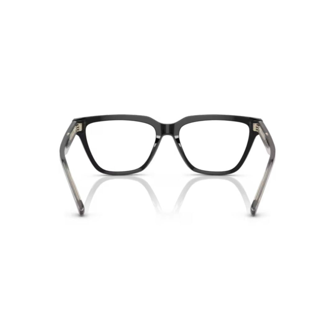 Emporio Armani 0Ea3208 Translucent Acetate Rectangular Eyeglasses
