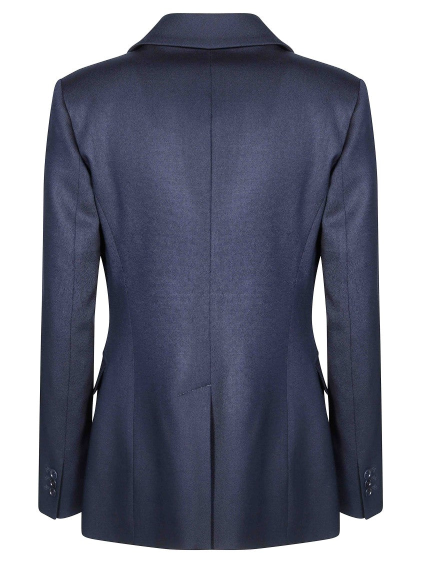 Parosh Sallia Single-Button Bi-Stretch Blazer
