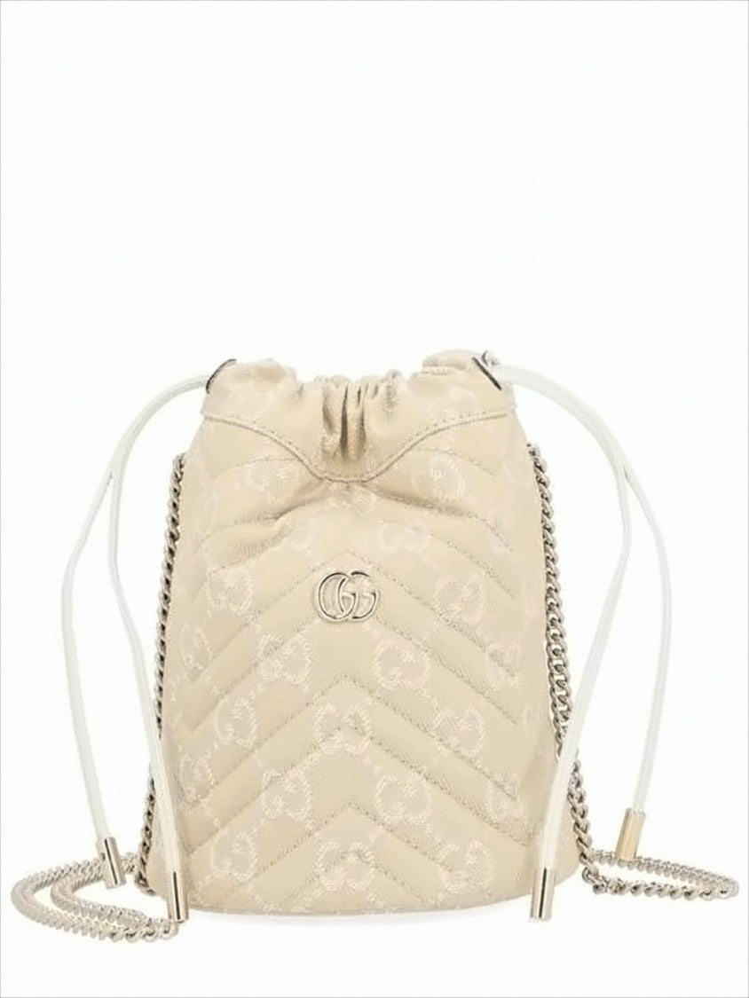 Gucci Quilted Crossbody Bag With Chain Strap