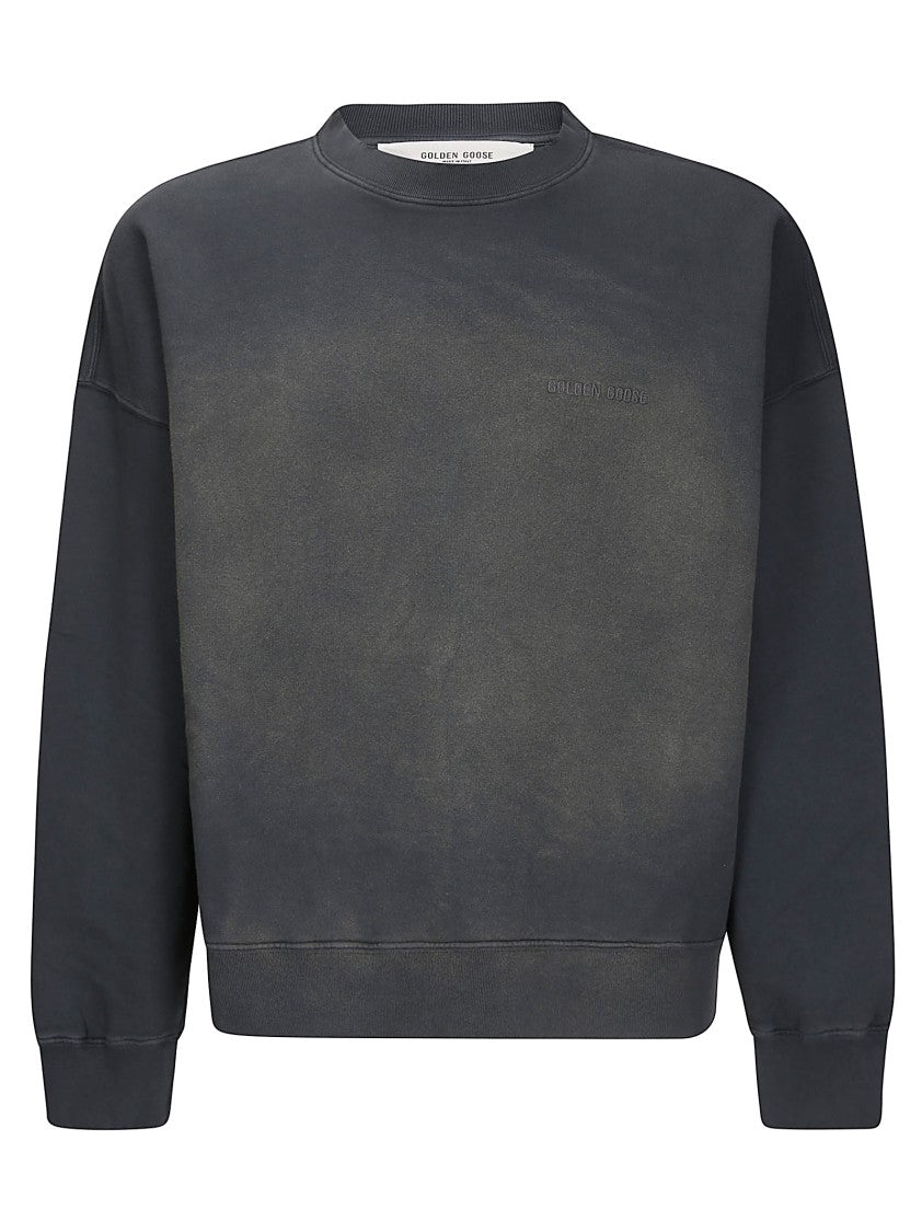 Golden Goose Journey Dyed Cotton Fleece Sweatshirt
