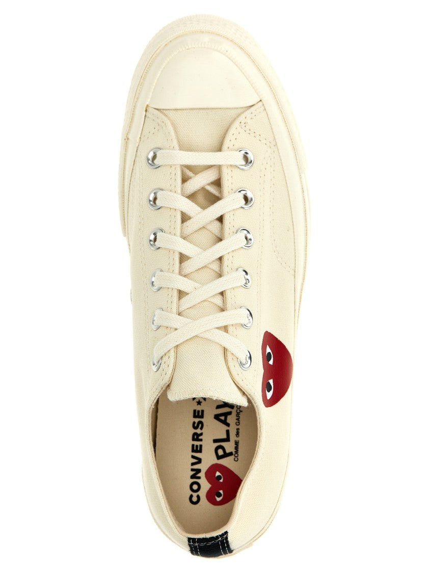 Comme Des Garçons Canvas Low-Top Sneakers