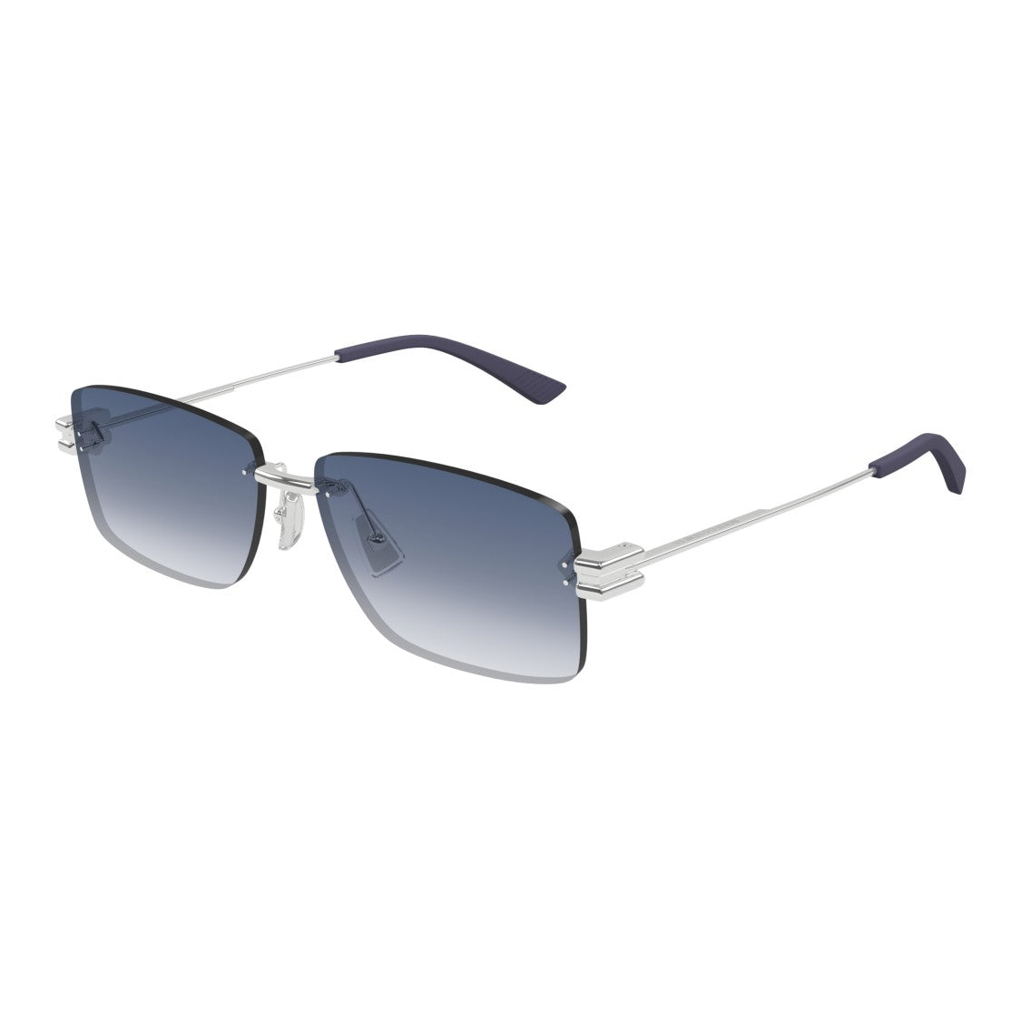 Bottega Veneta Bv1126s Rimless Rectangular Sunglasses