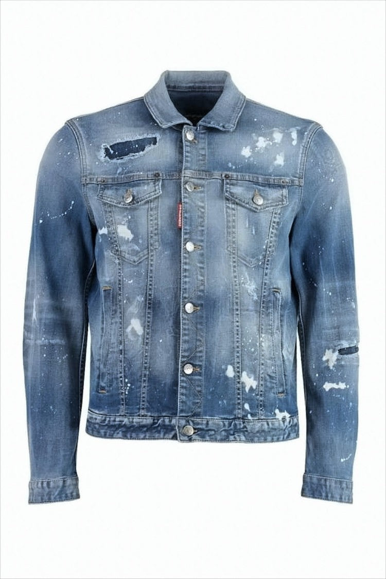 Dsquared2 Distressed Denim Jacket