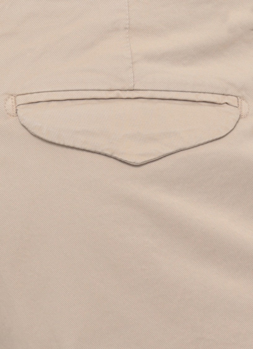 Briglia 1949 Beige Bg21 Cotton Straight-Leg Pants