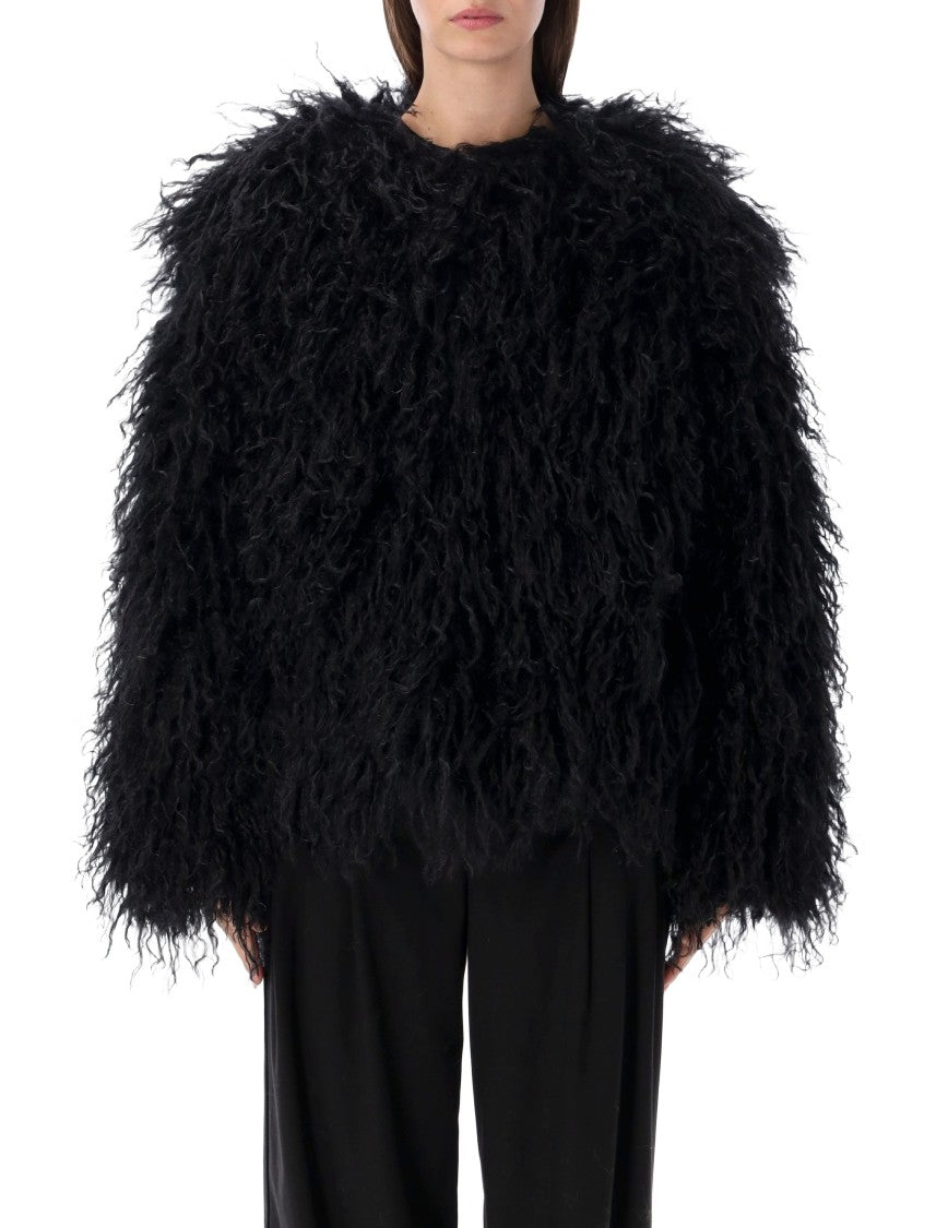 Goldbergh Yua Eco Fur Voluminous Shaggy Faux Fur Jacket