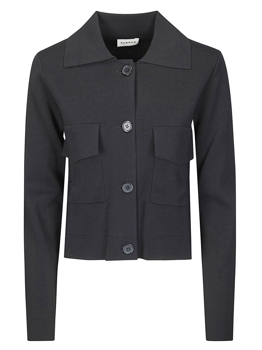 P.A.R.O.S.H. Tailored Viscose-Blend Jacket With Minimalist Design