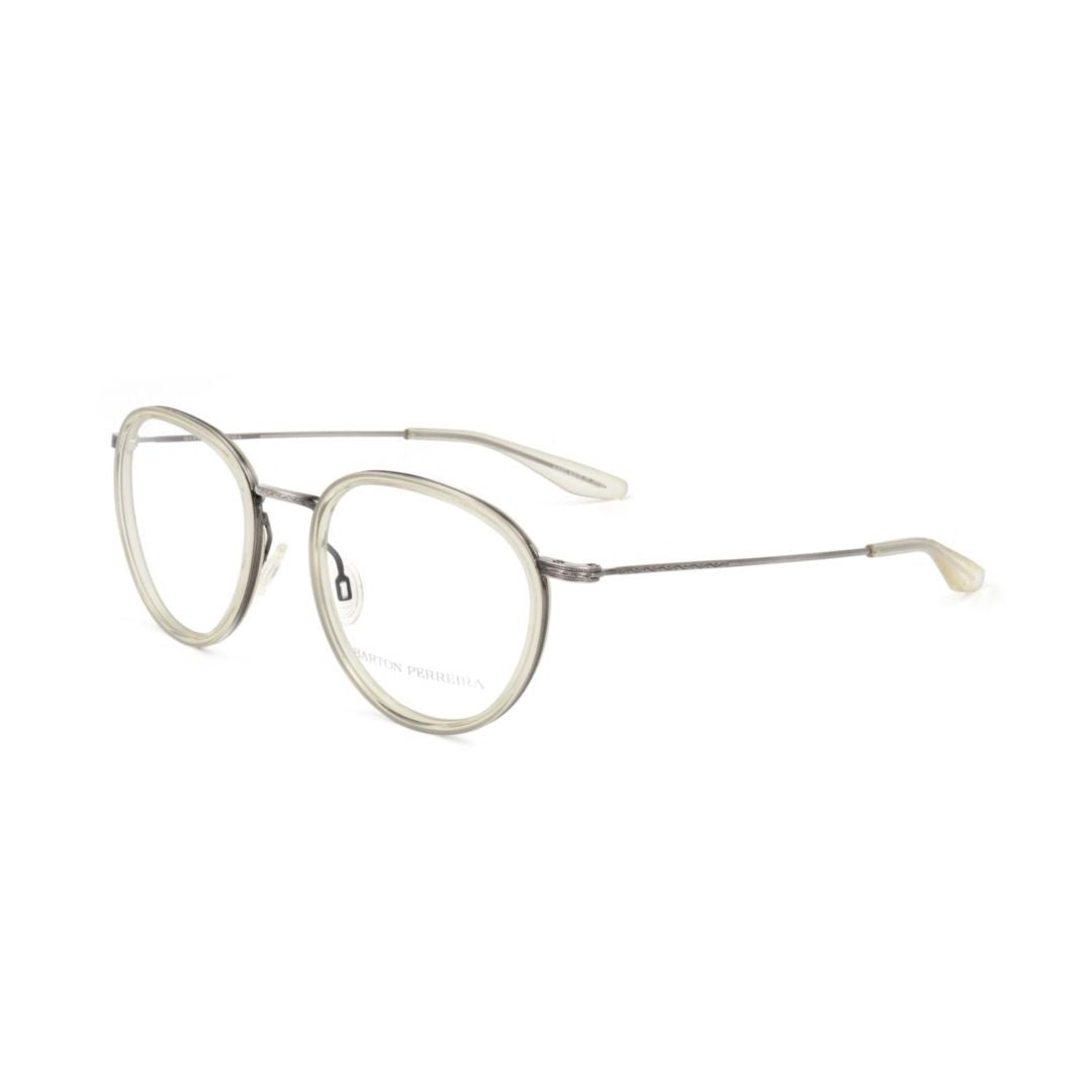 Barton Perreira Bp5067 520Ld Translucent Metal Frame Rounded Eyeglasses
