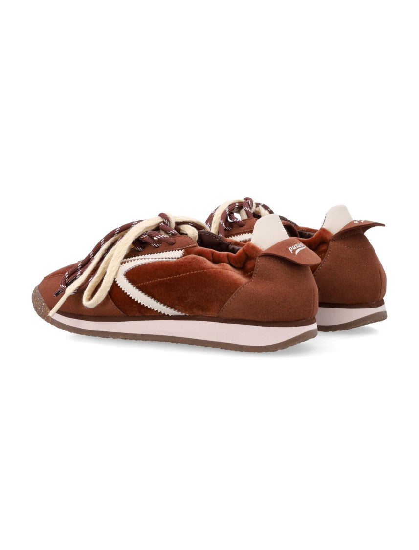 Puraai Panther Velvet Suede Sneakers