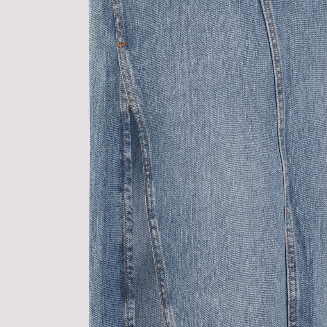 Givenchy High-Waisted Light Blue Denim Maxi Skirt