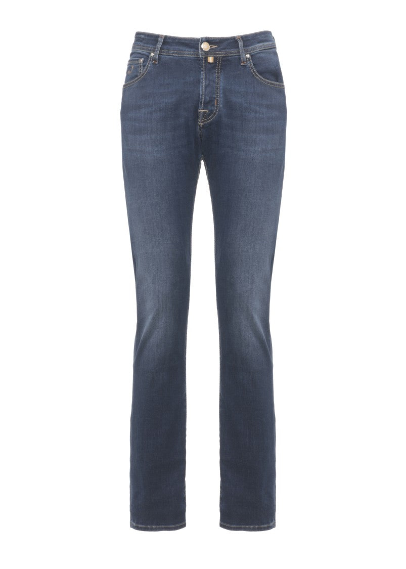 Jacob Cohen Blue Nick Slim Cotton Jeans