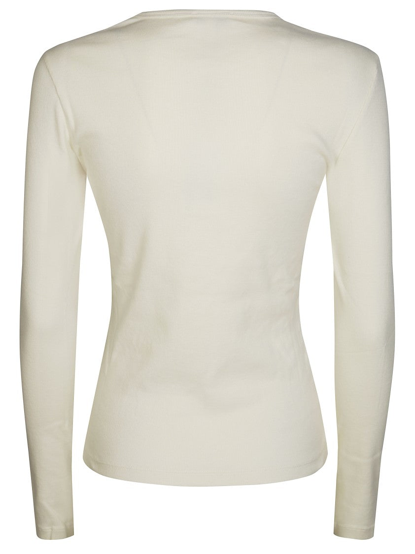 J. W. Anderson Fitted Long-Sleeved Top With Embroidered Logo