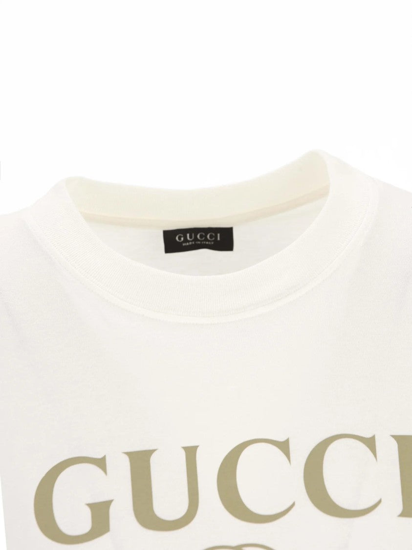 Gucci Relaxed Fit Crew Neck T-Shirt With Iconic Logo Detail