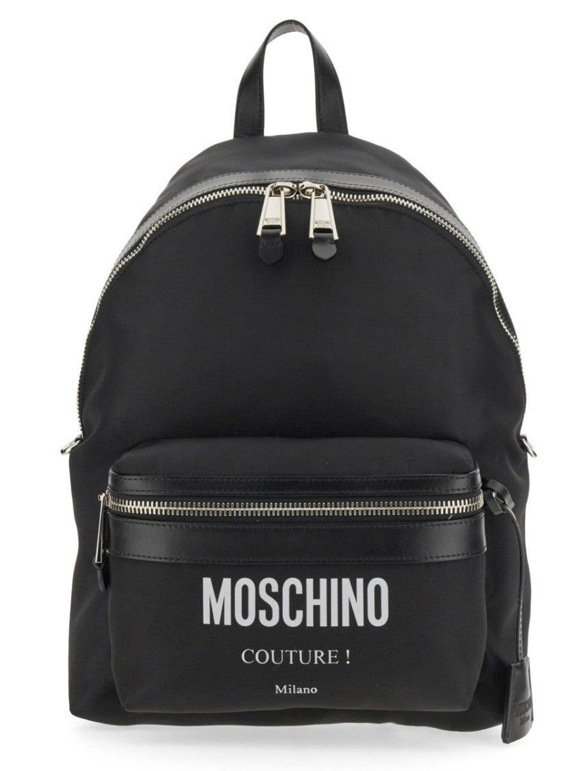 Moschino Large Backpack With Logo