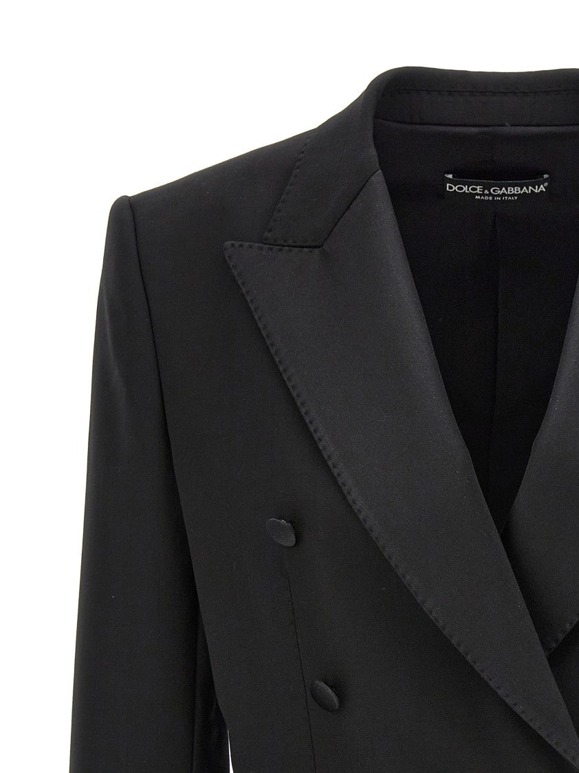 Dolce & Gabbana Tuxedo' Crop Blazer