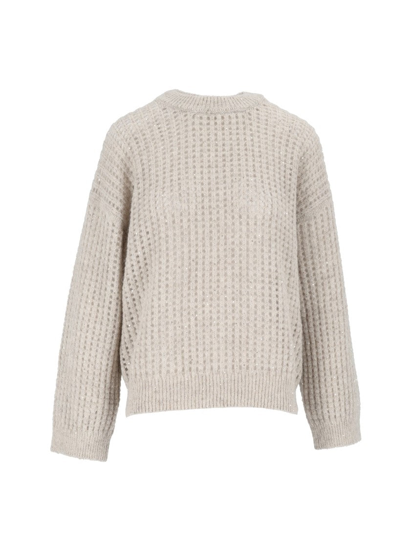 Peserico Textured Chunky Cable-Knit Sweater