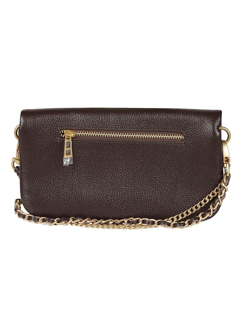 Zadig & Voltaire Rock Nano Compact Pebbled Leather Clutch