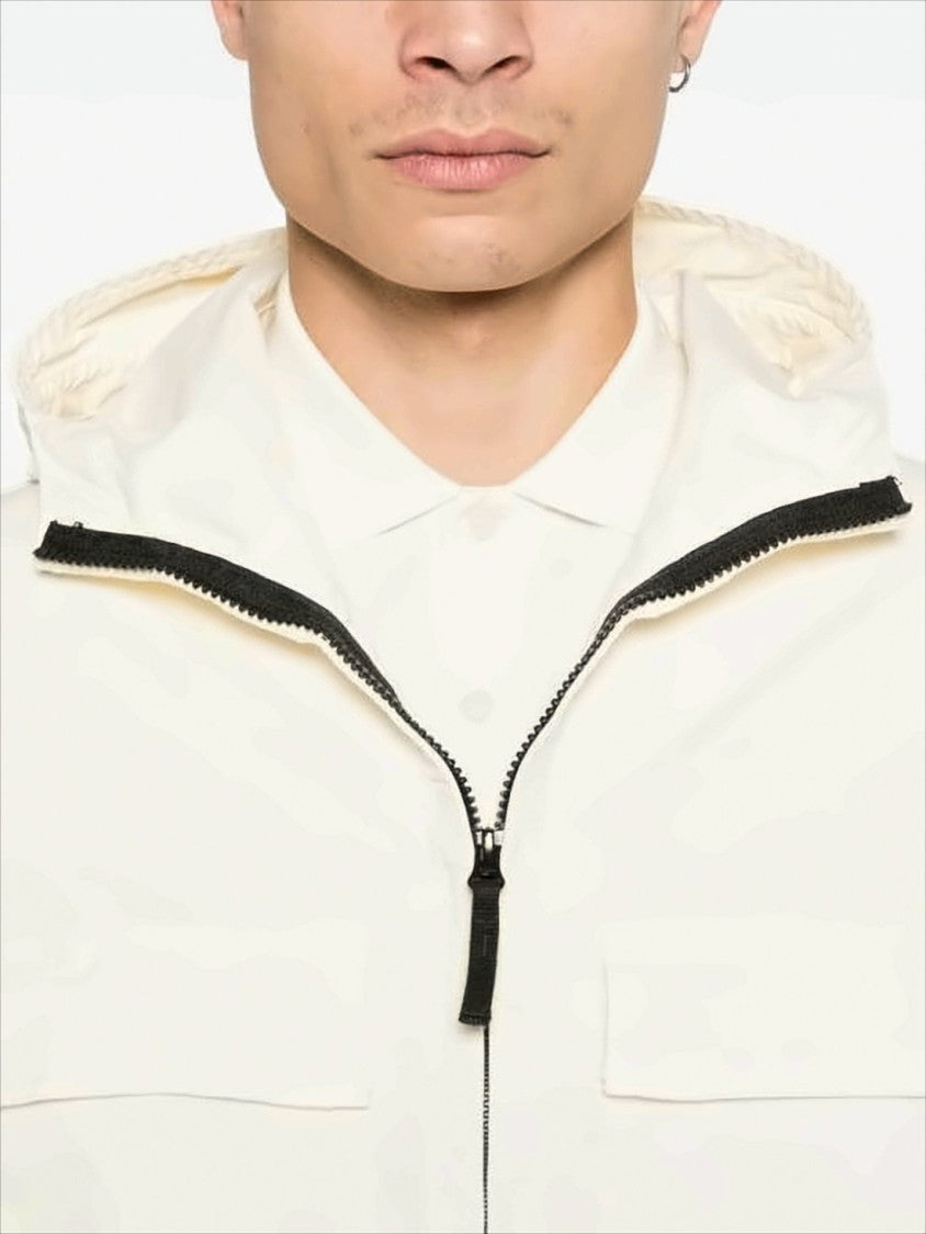 Stone Island Lightweight Hooded Jacket With Distinctive Patch