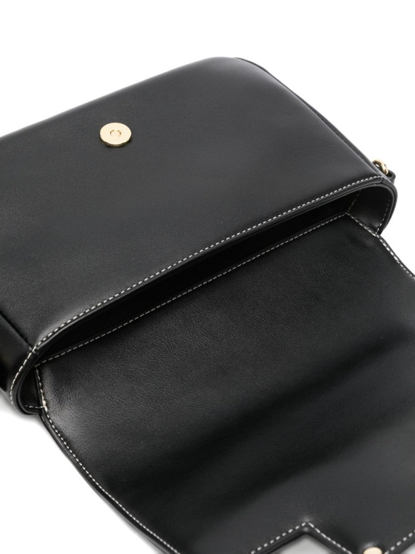 Love Moschino Rectangular Shoulder Bag With Embossed Panel And Adjustable Strap