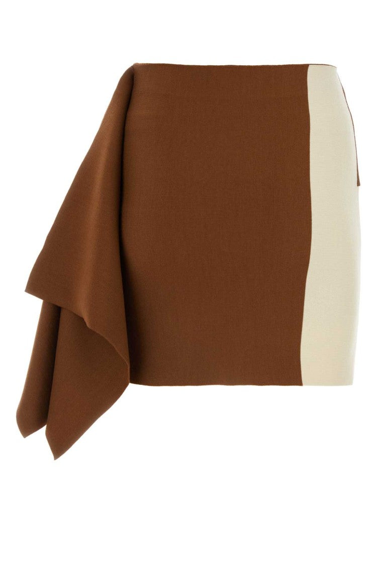 Fendi Multicolor Wool Mini Skirt