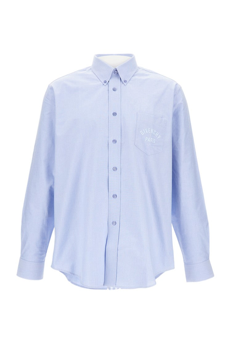 Givenchy Cotton Classic Shirt With Chest Pocket