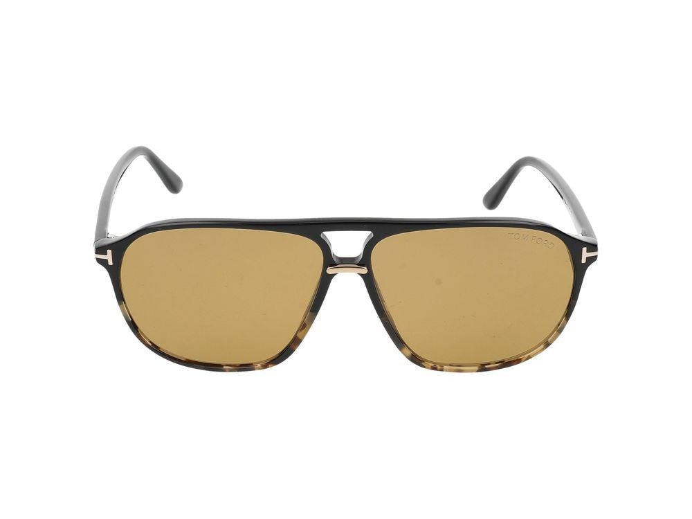 Tom Ford Amber Bold Oversized Square Sunglasses
