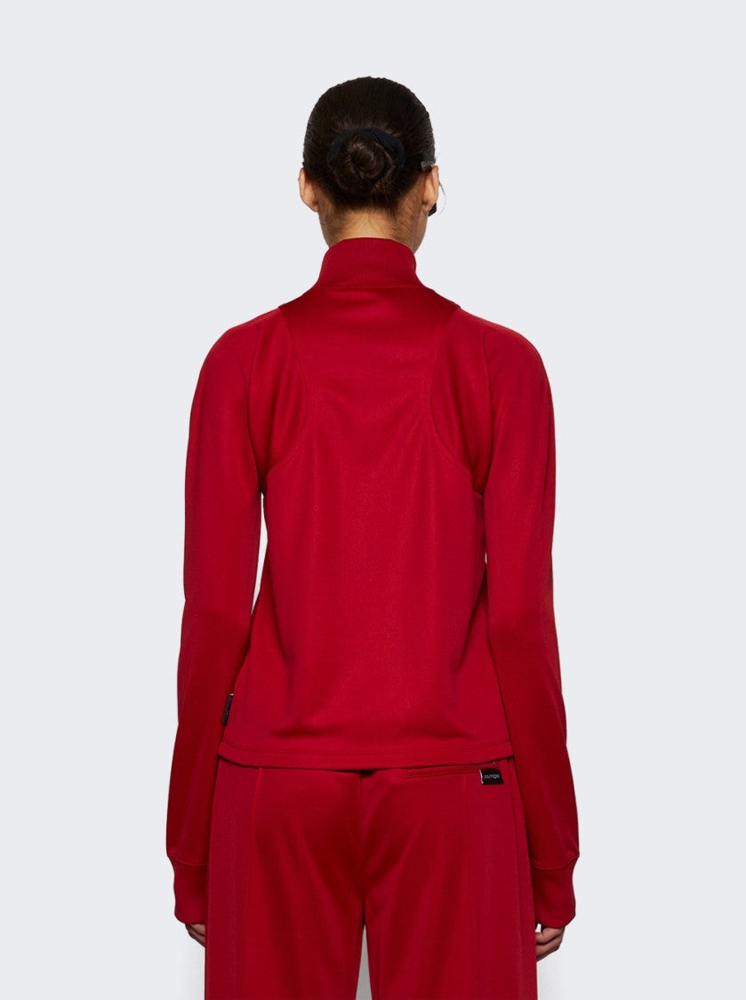 Courrèges Scuba Tracksuit Interlock Jacket Ruby