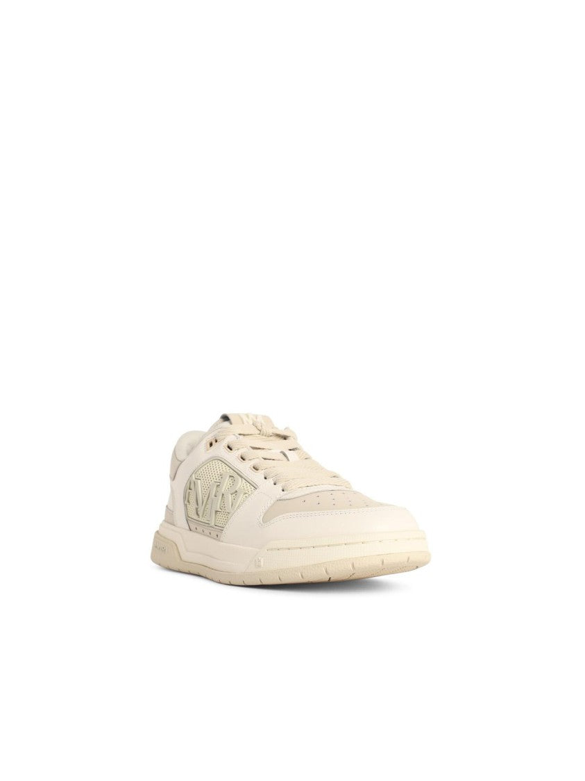 Amiri 'Classic Low' Sneakers In Alabaster White Leather Blend