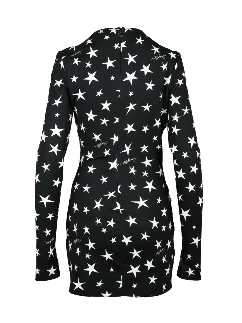 Aniye By Close-Fitting Mini Dress With All-Over Star Pattern
