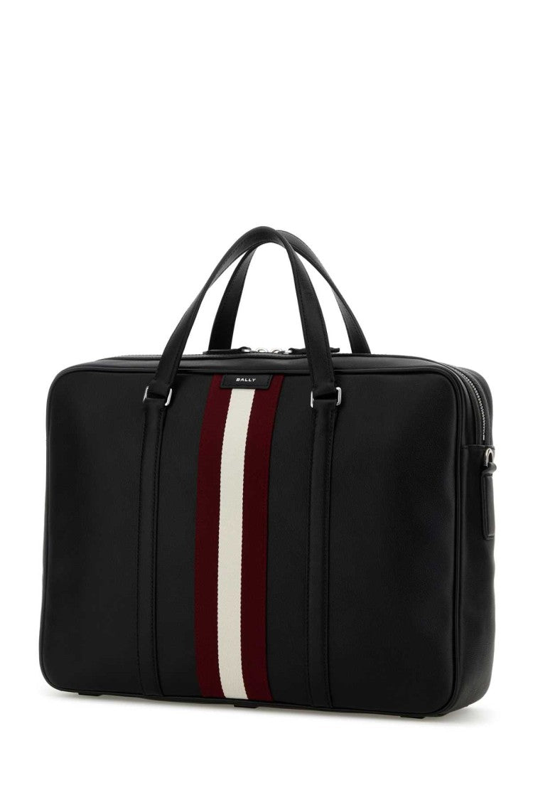 Bally Black Leather Briefcase