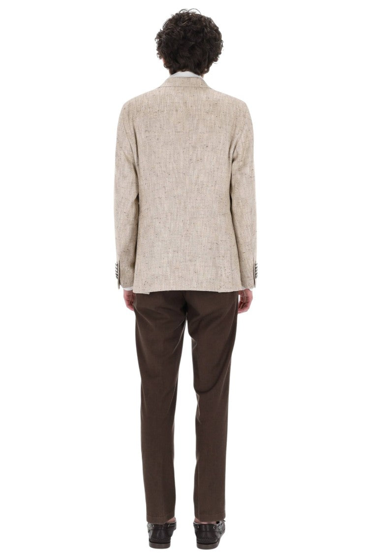 Tagliatore Pino Lerario Textured Cotton-Silk Blazer