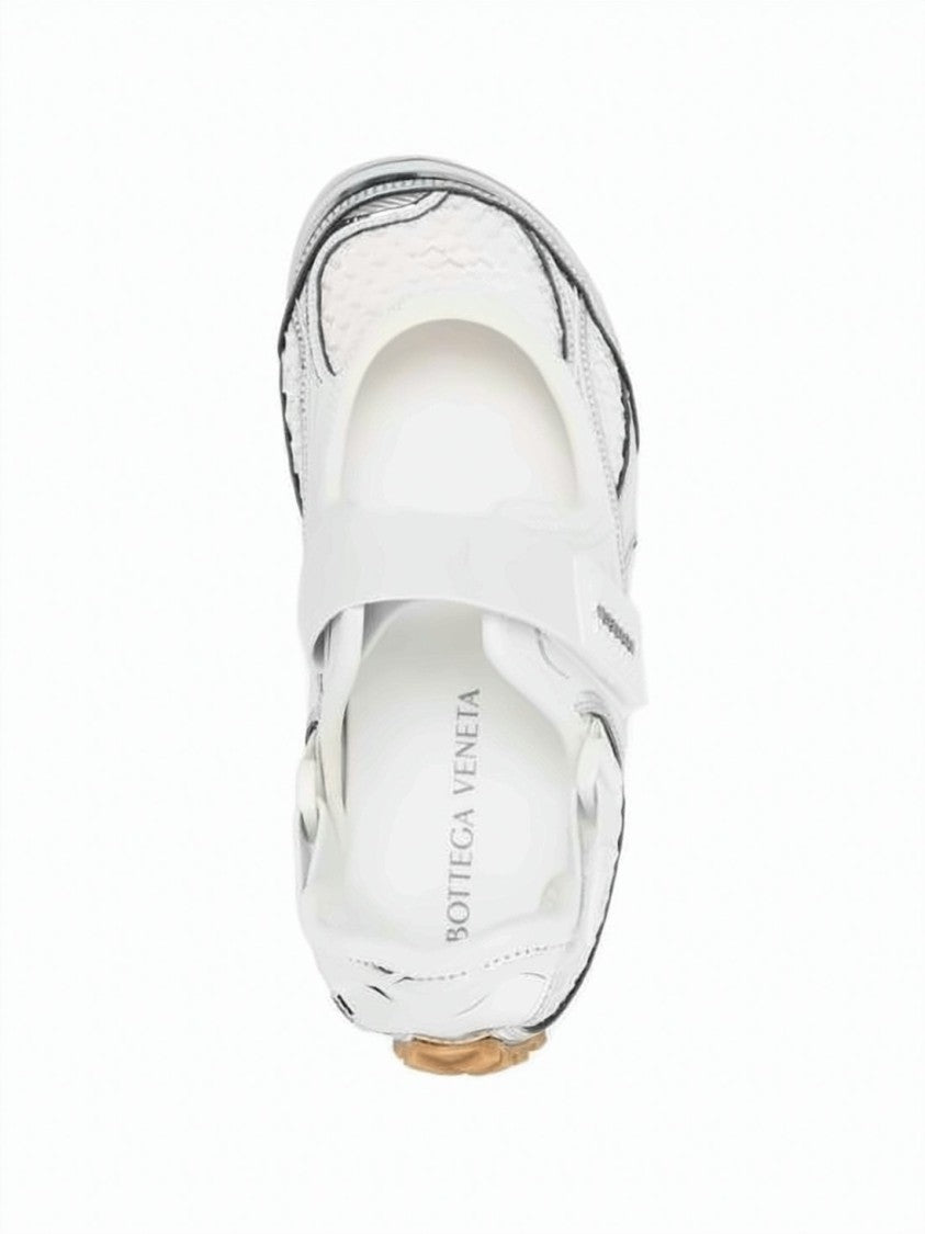 Bottega Veneta Sandal With Futuristic Design And Velcro Strap