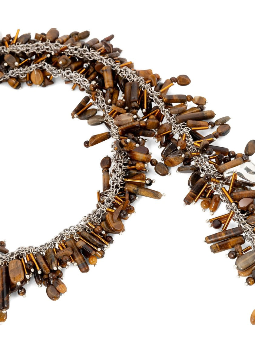 Dries Van Noten 'Embroidered Scarf' Necklace