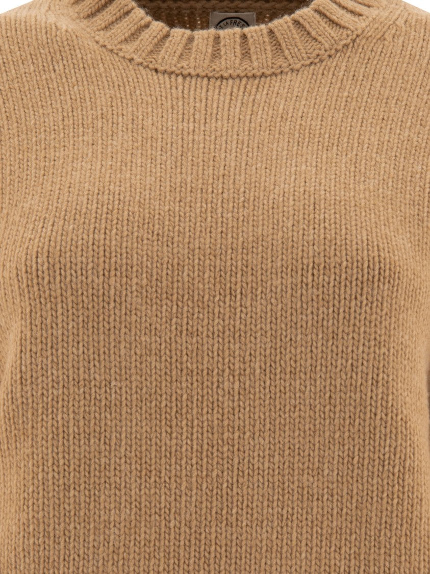 Ines De La Fressange Ribbed Merino Wool Sweater