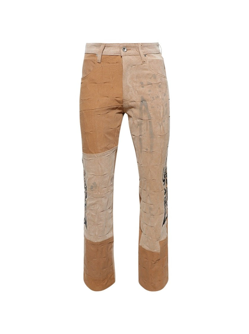 Who Decides War Gathered Work Trouser Tan