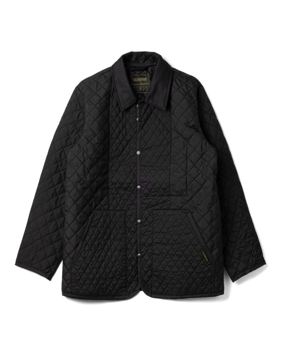 Lavenham Black Edition Quilted Oversized Jacket