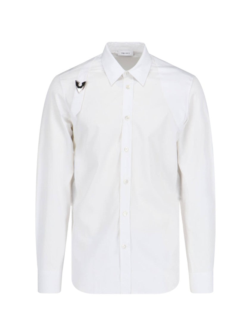 Alexander Mcqueen Harness' Arrow Shirt – White