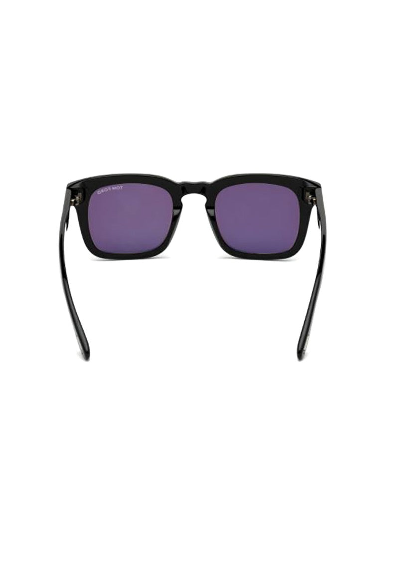 Tom Ford Sleek Square Frame Sunglasses With Glossy Finish